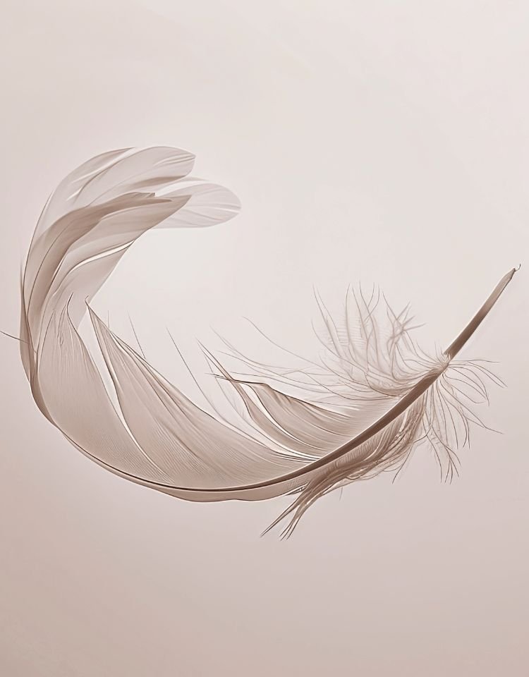 Vliegende veer sybool voor loslaten stoppen met roken